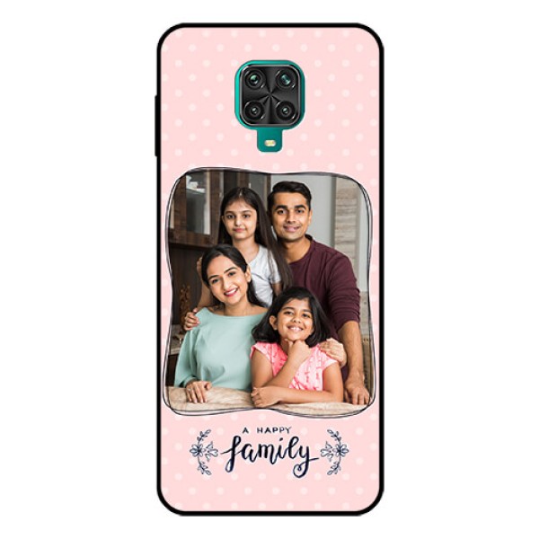 Redmi Note 9 Pro Max Custom Glass Phone Case - Family with Dots Design Redmi Note 9 Pro Max Custom Glass Phone Case - Family with Dots Design
