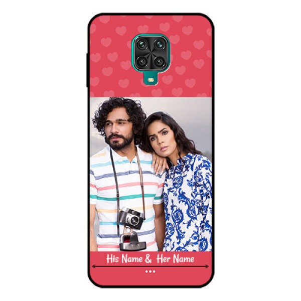 Redmi Note 9 Pro Max Photo Printing on Glass Case - Simple Love Design Redmi Note 9 Pro Max Photo Printing on Glass Case - Simple Love Design