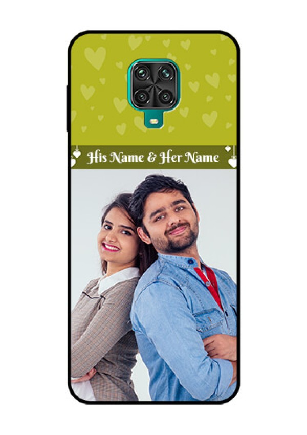 Redmi Note 9 Pro Max Custom Glass Phone Case  - You & Me Heart Design