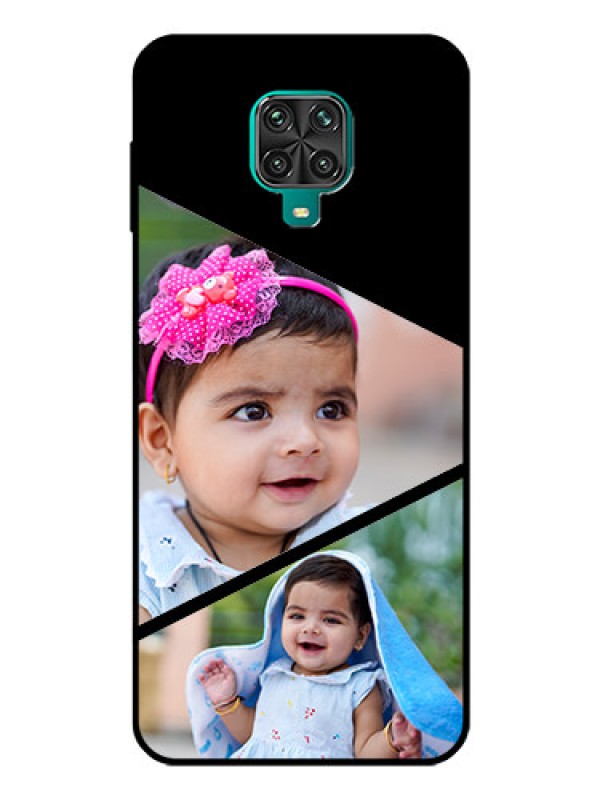 Custom Redmi Note 9 Pro Max Custom Glass Phone Case  - Semi Cut Design