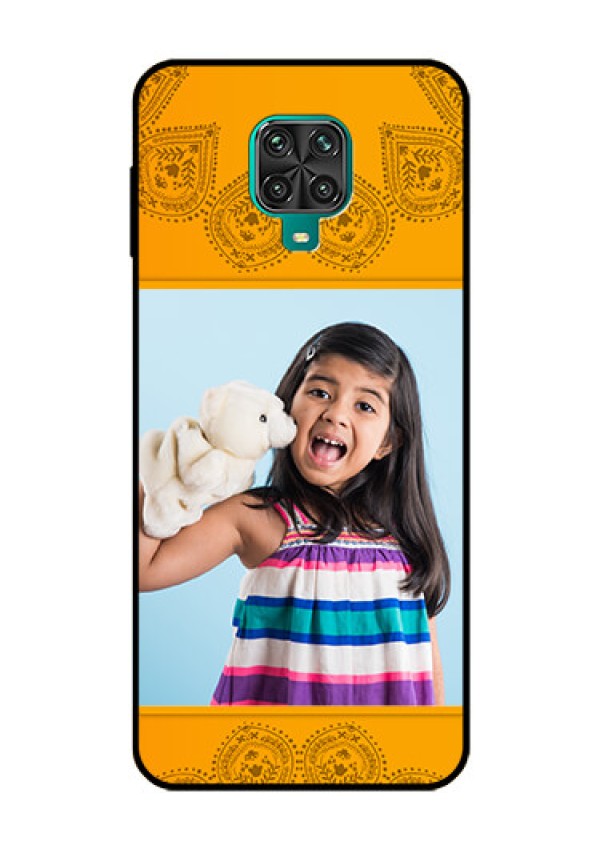 Redmi Note 9 Pro Max Personalized Glass Phone Case  - Photo Wedding Design 