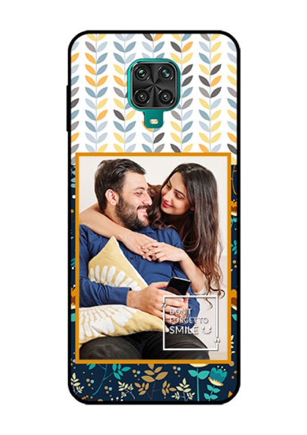 Redmi Note 9 Pro Max Custom Glass Mobile Case  - Pattern Design