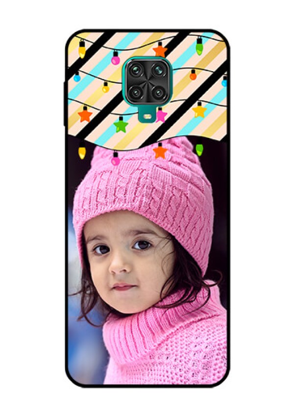 Redmi Note 9 Pro Max Custom Glass Mobile Case  - Lights Hanging Design