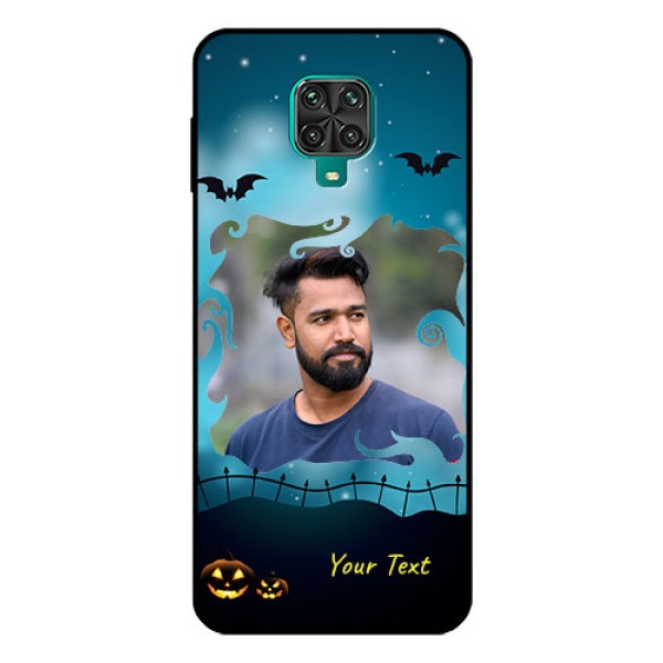 Redmi Note 9 Pro Max Custom Glass Phone Case  - Halloween frame design