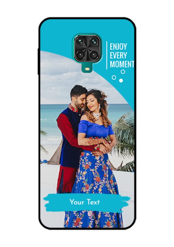 Redmi Note 9 Pro Max Custom Glass Mobile Case  - Happy Moment Design