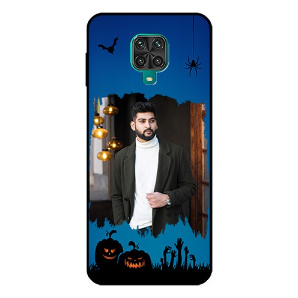 Redmi Note 9 Pro Max Photo Printing on Glass Case - with pro Halloween design Redmi Note 9 Pro Max Photo Printing on Glass Case - with pro Halloween design