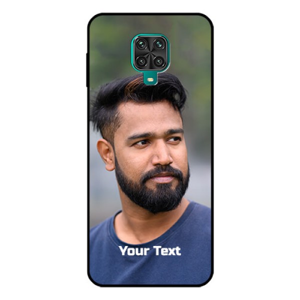 Redmi Note 9 Pro Max Glass Mobile Cover: Photo with Text Redmi Note 9 Pro Max Glass Mobile Cover: Photo with Text