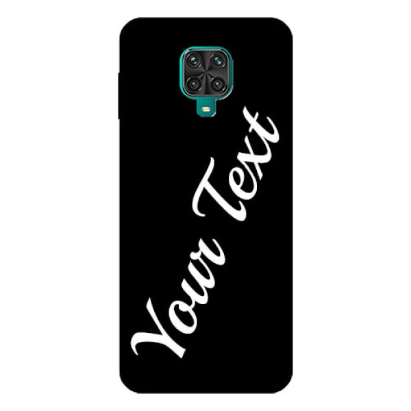 Redmi Note 9 Pro Max Custom Glass Mobile Cover with Your Name Redmi Note 9 Pro Max Custom Glass Mobile Cover with Your Name