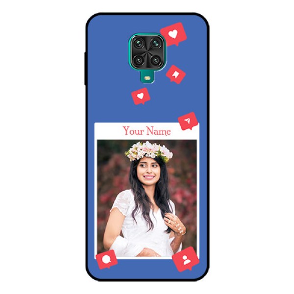 Xiaomi Redmi Note 9 Pro Max Custom Glass Phone Case - Like Share And Comment Design Xiaomi Redmi Note 9 Pro Max Custom Glass Phone Case - Like Share And Comment Design