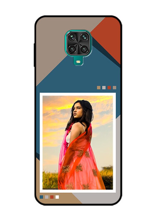 Xiaomi Redmi Note 9 Pro Max Personalized Glass Phone Case - Retro color pallet Design