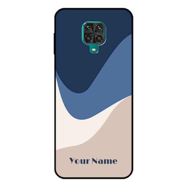 Xiaomi Redmi Note 9 Pro Max Custom Glass Phone Case - Abstract Drip Art Design