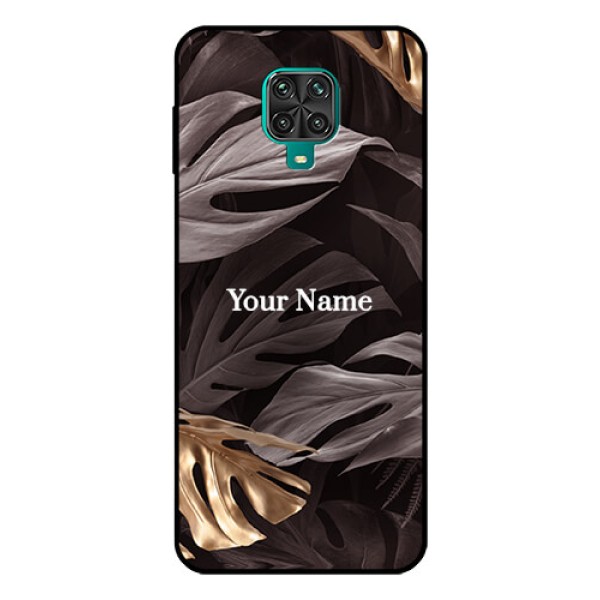 Xiaomi Redmi Note 9 Pro Max Personalised Glass Phone Case - Wild Leaves digital paint Design Xiaomi Redmi Note 9 Pro Max Personalised Glass Phone Case - Wild Leaves digital paint Design
