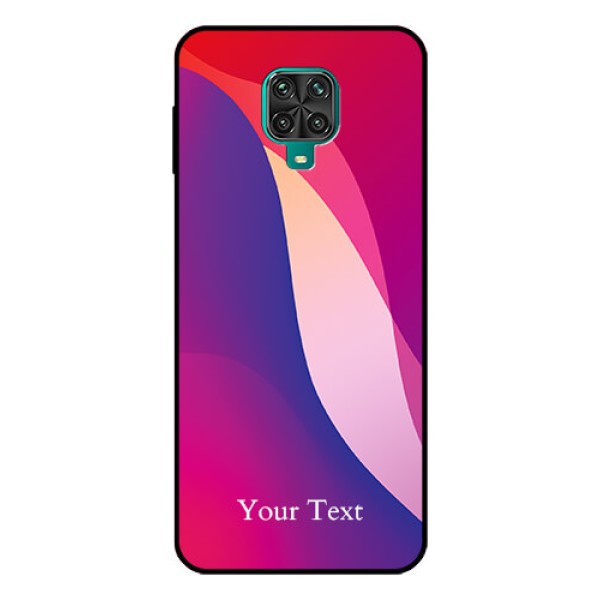 Xiaomi Redmi Note 9 Pro Max Personalized Glass Phone Case - Digital abstract Overlap Design Xiaomi Redmi Note 9 Pro Max Personalized Glass Phone Case - Digital abstract Overlap Design