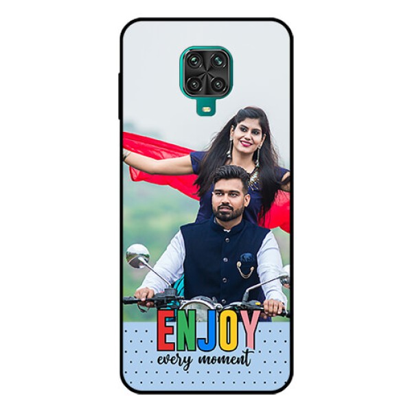 Xiaomi Redmi Note 9 Pro Max Photo Printing on Glass Case - Enjoy Every Moment Design Xiaomi Redmi Note 9 Pro Max Photo Printing on Glass Case - Enjoy Every Moment Design