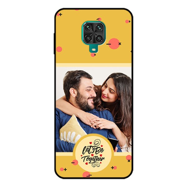 Xiaomi Redmi Note 9 Pro Max Photo Printing on Glass Case - Lets be Together Design Xiaomi Redmi Note 9 Pro Max Photo Printing on Glass Case - Lets be Together Design