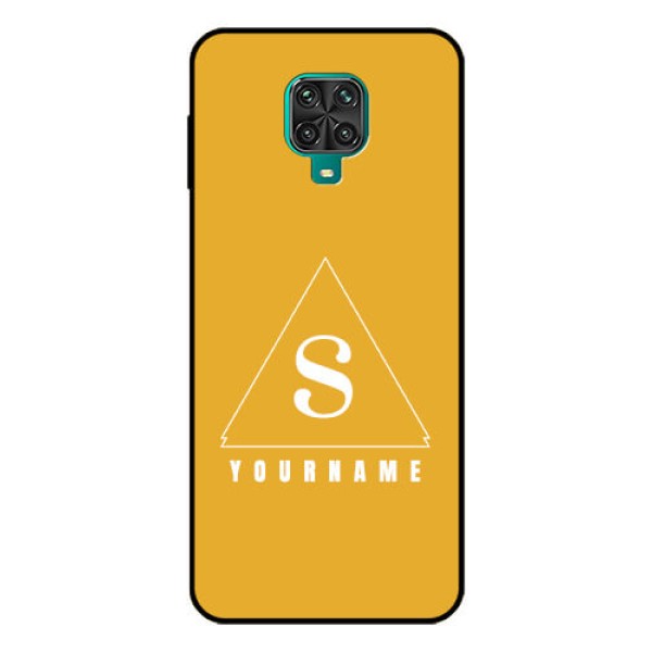 Xiaomi Redmi Note 9 Pro Max Personalized Glass Phone Case - simple triangle Design Xiaomi Redmi Note 9 Pro Max Personalized Glass Phone Case - simple triangle Design