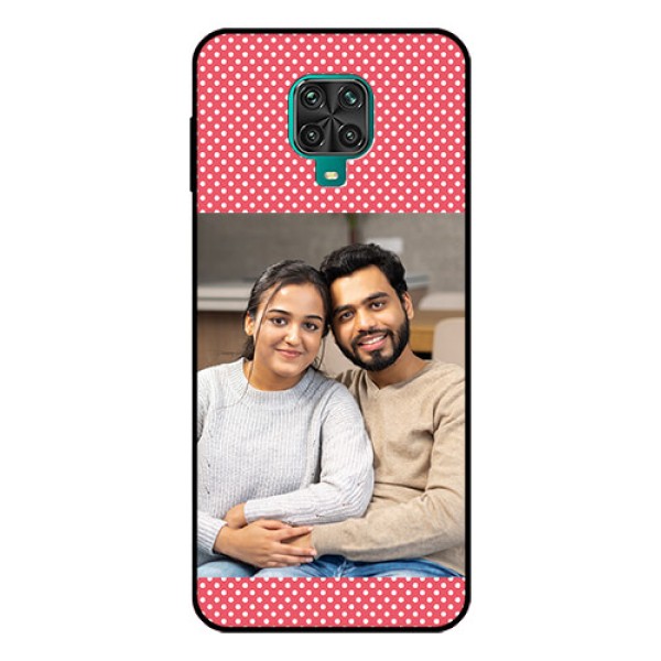 Redmi Note 9 Pro Custom Glass Phone Case - White Dotted Design Redmi Note 9 Pro Custom Glass Phone Case - White Dotted Design