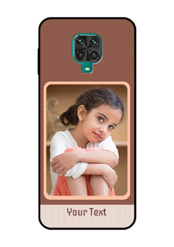 Redmi Note 9 Pro Custom Glass Phone Case  - Simple Pic Upload Design