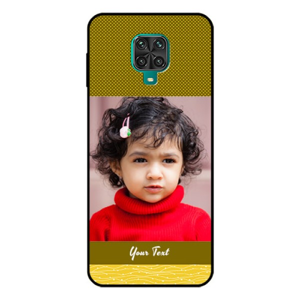 Redmi Note 9 Pro Custom Glass Phone Case  - Simple Green Color Design