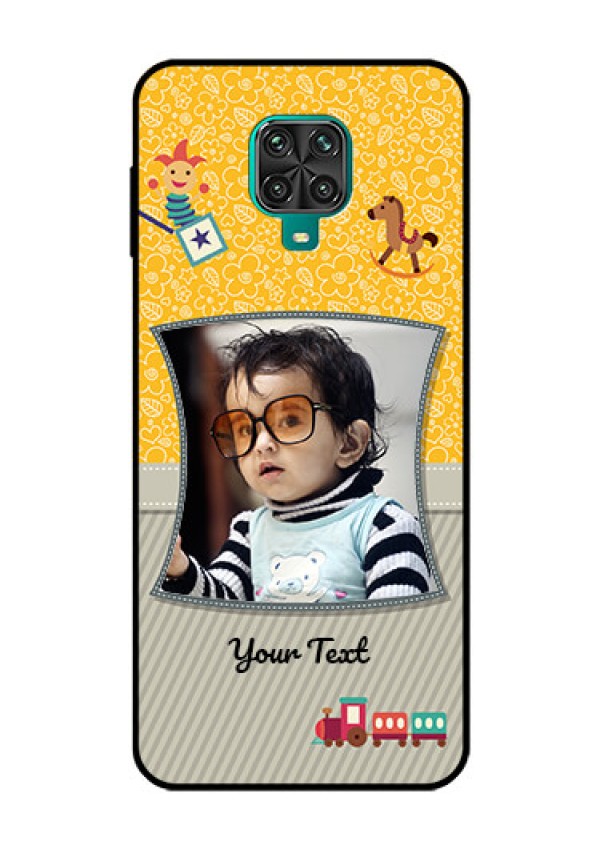 Redmi Note 9 Pro Personalized Glass Phone Case  - Baby Picture Upload Design