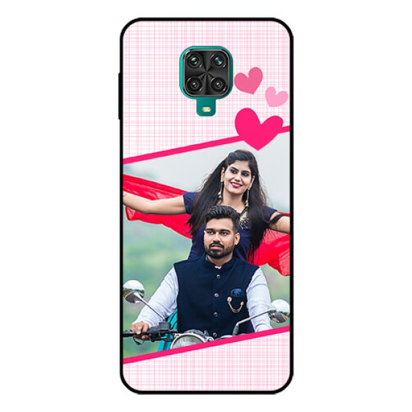Redmi Note 9 Pro Custom Glass Phone Case - Love Shape Heart Design Redmi Note 9 Pro Custom Glass Phone Case - Love Shape Heart Design