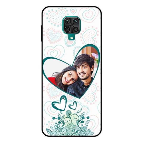 Redmi Note 9 Pro Photo Printing on Glass Case  - Premium Couple Design