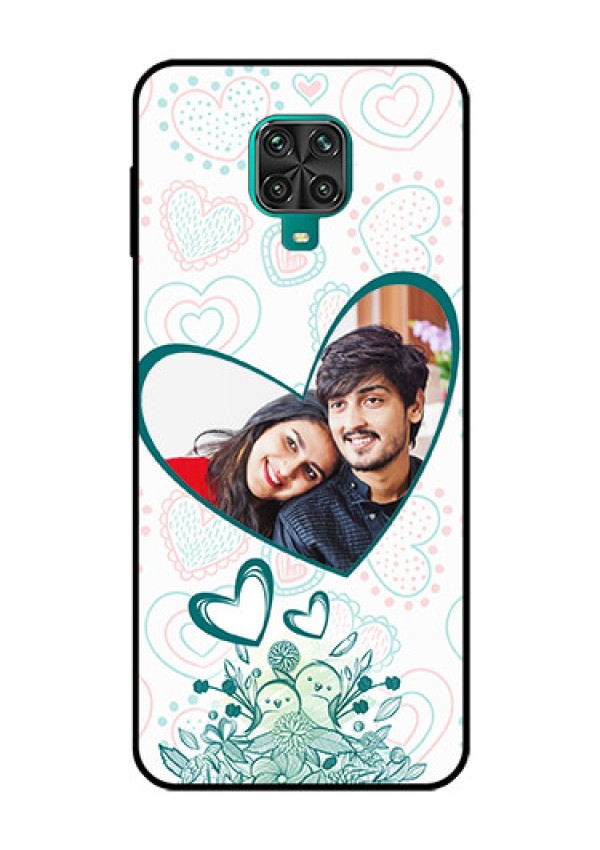 Redmi Note 9 Pro Photo Printing on Glass Case  - Premium Couple Design