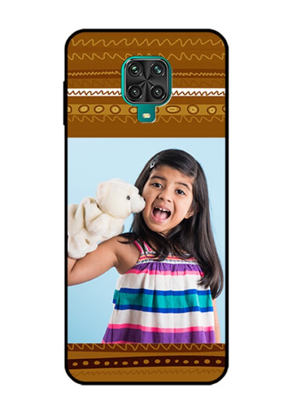 Redmi Note 9 Pro Custom Glass Phone Case  - Friends Picture Upload Design 