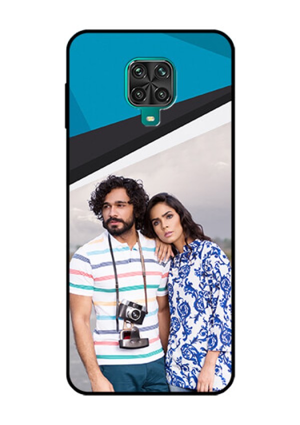 Redmi Note 9 Pro Photo Printing on Glass Case  - Simple Pattern Photo Upload Design