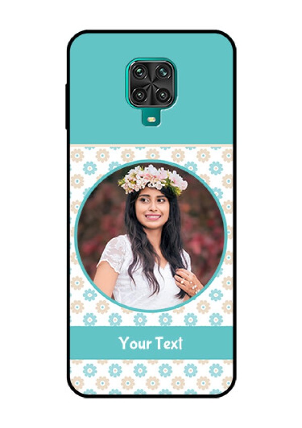 Redmi Note 9 Pro Custom Glass Mobile Case  - Beautiful Flowers Design