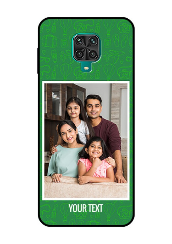 Redmi Note 9 Pro Personalized Glass Phone Case  - Picture Upload Design
