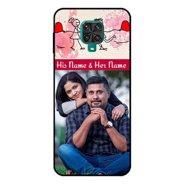 Redmi Note 9 Pro Photo Printing on Glass Case  - You and Me Case Design