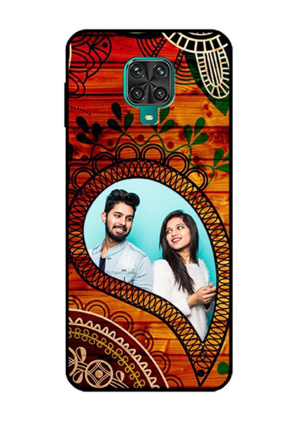Redmi Note 9 Pro Personalized Glass Phone Case  - Abstract Colorful Design