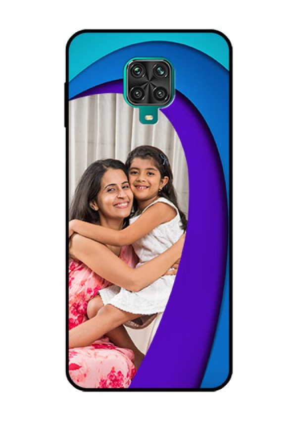 Redmi Note 9 Pro Photo Printing on Glass Case  - Simple Pattern Design