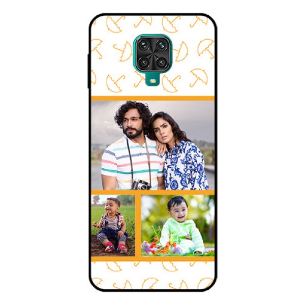 Redmi Note 9 Pro Custom Glass Mobile Case - Yellow Pattern Design Redmi Note 9 Pro Custom Glass Mobile Case - Yellow Pattern Design
