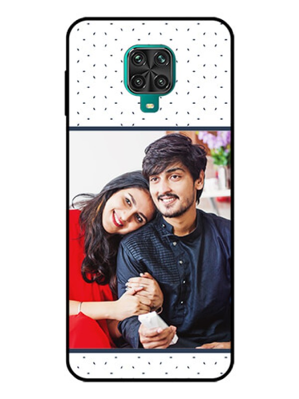 Custom Redmi Note 9 Pro Personalized Glass Phone Case  - Premium Dot Design