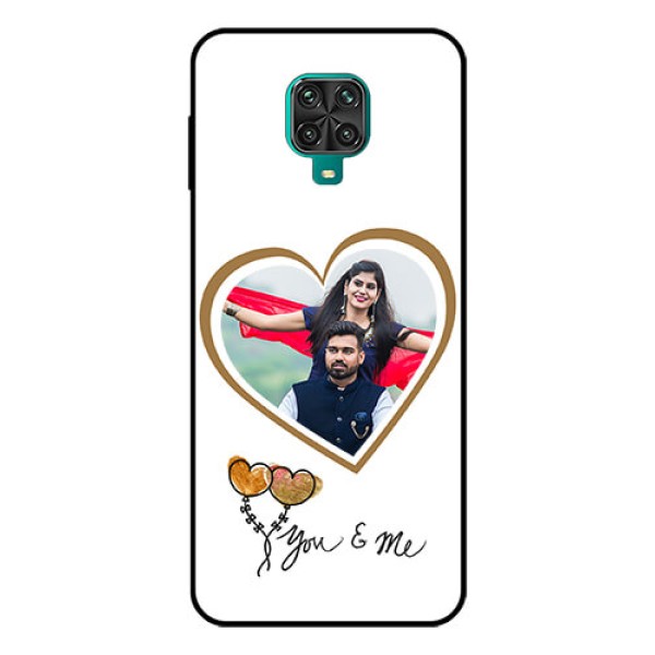 Redmi Note 9 Pro Custom Glass Mobile Case - You & Me Design Redmi Note 9 Pro Custom Glass Mobile Case - You & Me Design