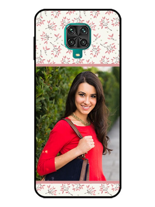 Custom Redmi Note 9 Pro Custom Glass Phone Case  - Premium Floral Design