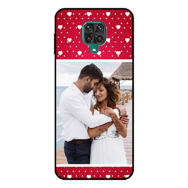 Redmi Note 9 Pro Photo Printing on Glass Case - Hearts Mobile Case Design Redmi Note 9 Pro Photo Printing on Glass Case - Hearts Mobile Case Design
