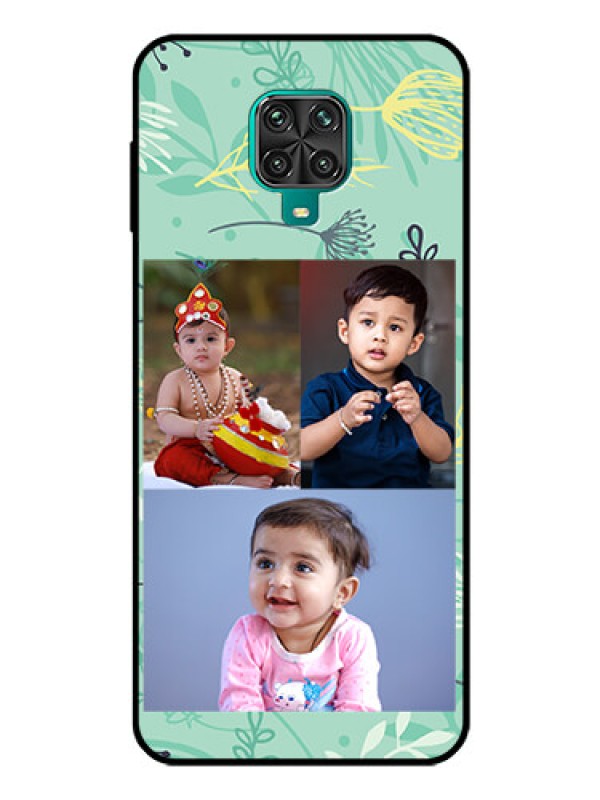 Custom Redmi Note 9 Pro Photo Printing on Glass Case  - Forever Family Design 