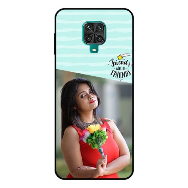 Redmi Note 9 Pro Custom Glass Phone Case  - Friends Picture Icon Design
