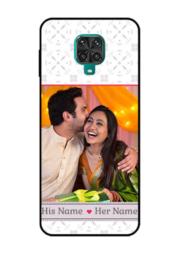 Redmi Note 9 Pro Custom Glass Mobile Case  - with Photo and Ethnic Design