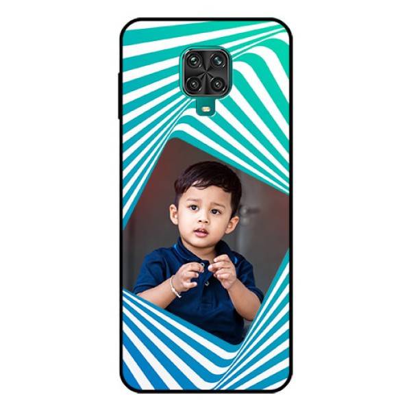 Redmi Note 9 Pro Personalized Glass Phone Case - Abstract Spiral Design Redmi Note 9 Pro Personalized Glass Phone Case - Abstract Spiral Design