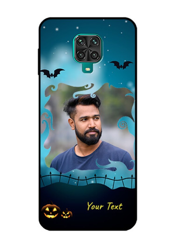 Redmi Note 9 Pro Custom Glass Phone Case  - Halloween frame design