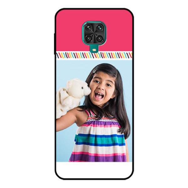 Redmi Note 9 Pro Personalized Glass Phone Case - Line art design Redmi Note 9 Pro Personalized Glass Phone Case - Line art design