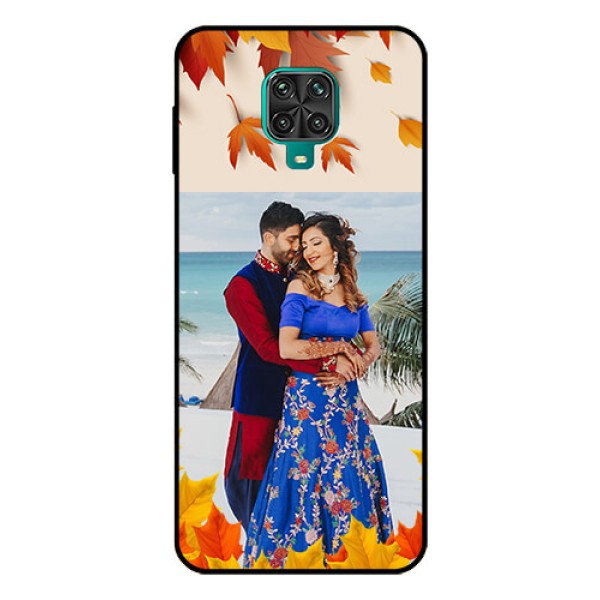 Redmi Note 9 Pro Photo Printing on Glass Case - Autumn Maple Leaves Design Redmi Note 9 Pro Photo Printing on Glass Case - Autumn Maple Leaves Design