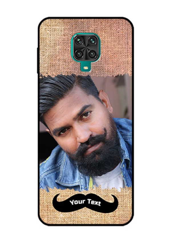 Redmi Note 9 Pro Personalized Glass Phone Case  - with Texture Design