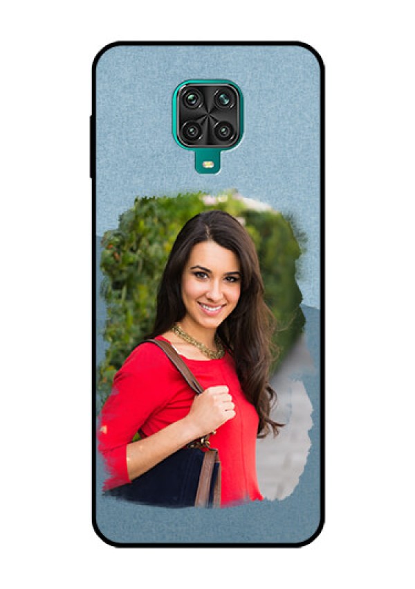 Redmi Note 9 Pro Custom Glass Mobile Case  - Grunge Line Art Design
