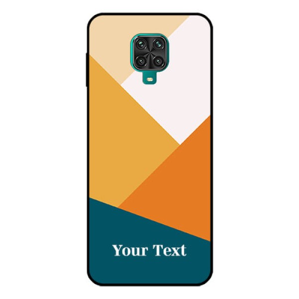 Xiaomi Redmi Note 9 Pro Personalized Glass Phone Case - Stacked Multi-colour Design Xiaomi Redmi Note 9 Pro Personalized Glass Phone Case - Stacked Multi-colour Design