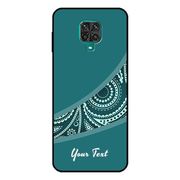 Xiaomi Redmi Note 9 Pro Photo Printing on Glass Case - semi visible floral Design Xiaomi Redmi Note 9 Pro Photo Printing on Glass Case - semi visible floral Design